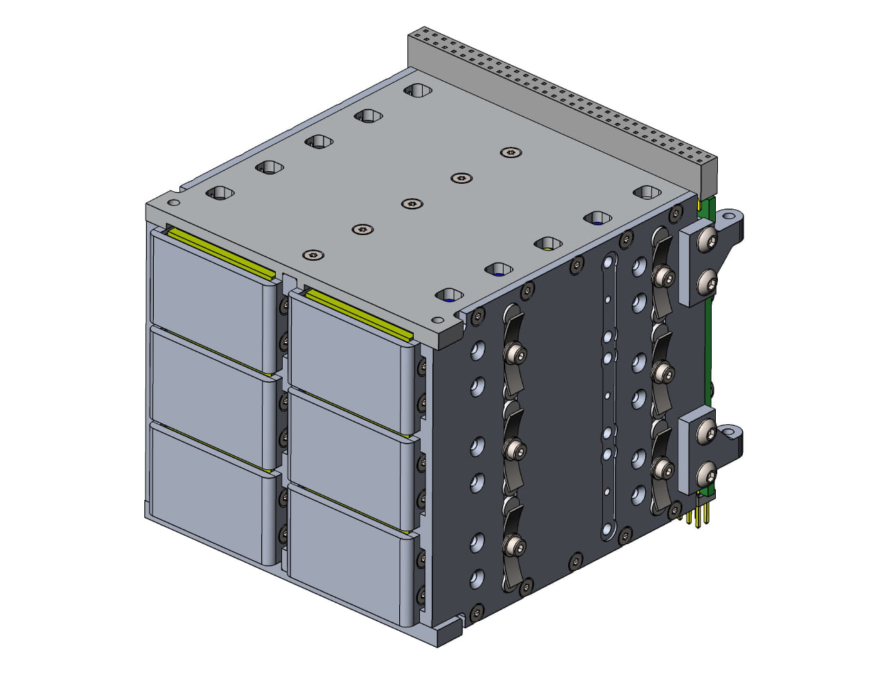 The Advanced Microsatellites Lab engineers developed a launch container for ultra-small femtosat satellites as part of a commercial project 