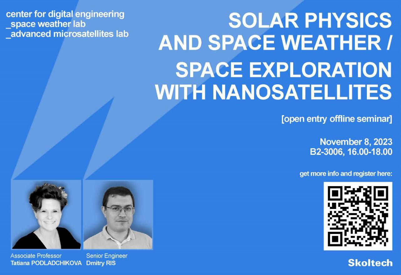 This Wednesday CDE Seminars session will be hosted by Space Weather lab and Advanced Microsatellites lab!